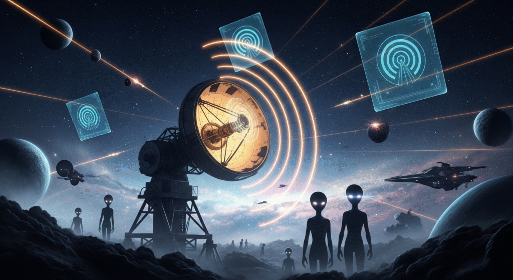 Deep Space Radio Signals, Aliens, strange signals from aliens, radio signals from aliens