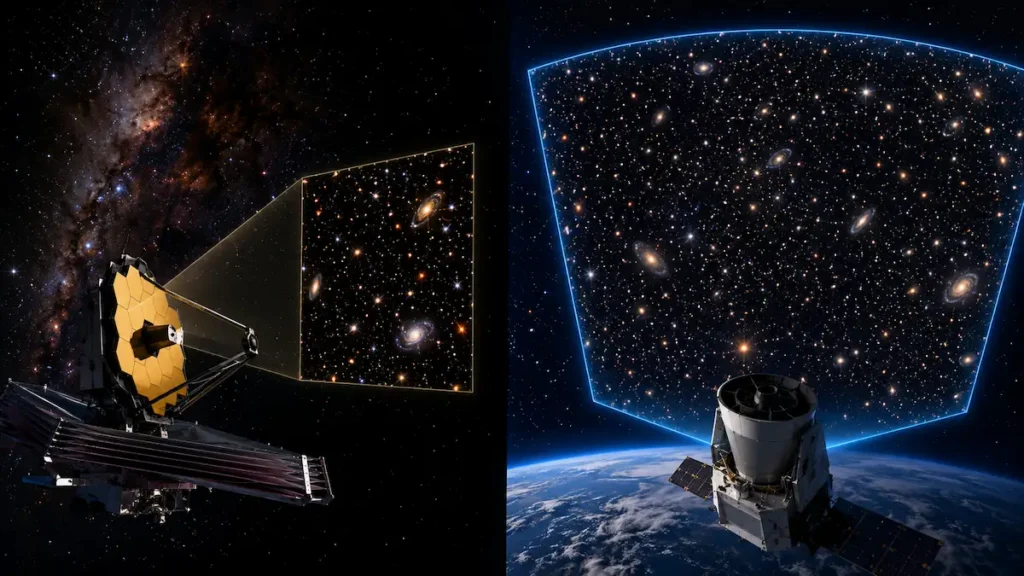 Nancy Grace Roman Space Telescope Vs James Webb