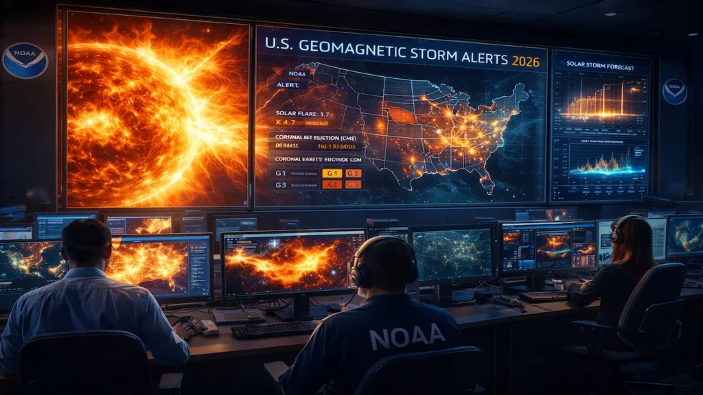 NOAA Solar Storm Forecast 2026