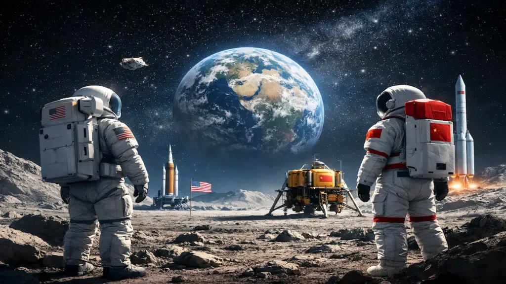 China Vs. US Moon Race 2026