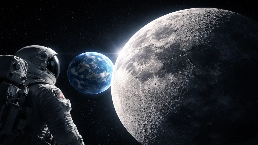What Will Astronauts See Near The Moon