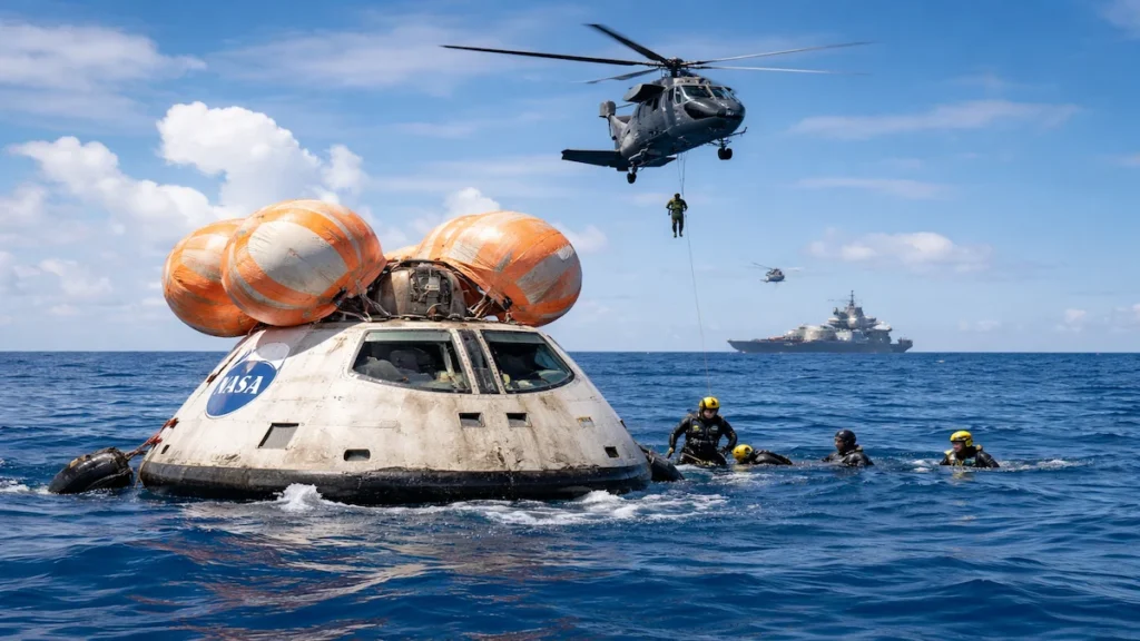 Artemis 2 Astronauts After Splashdown