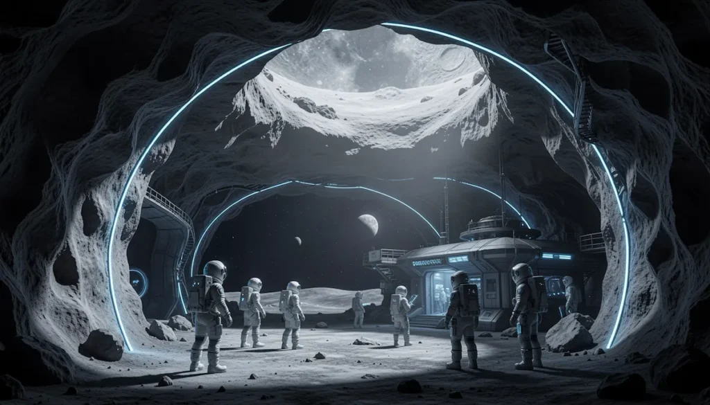 Moon Lava Tubes