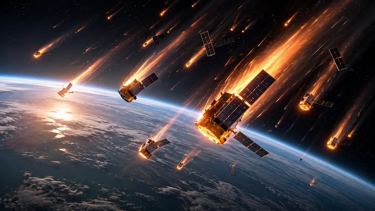 Starlink satellite deorbit