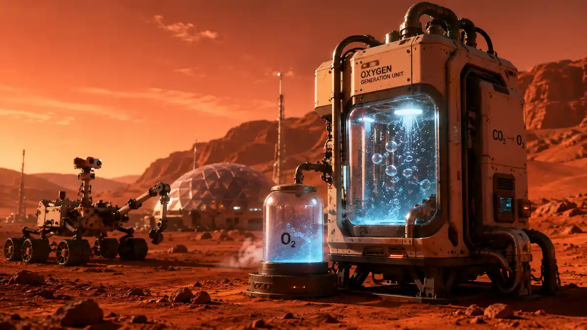 How to Make Oxygen on Mars