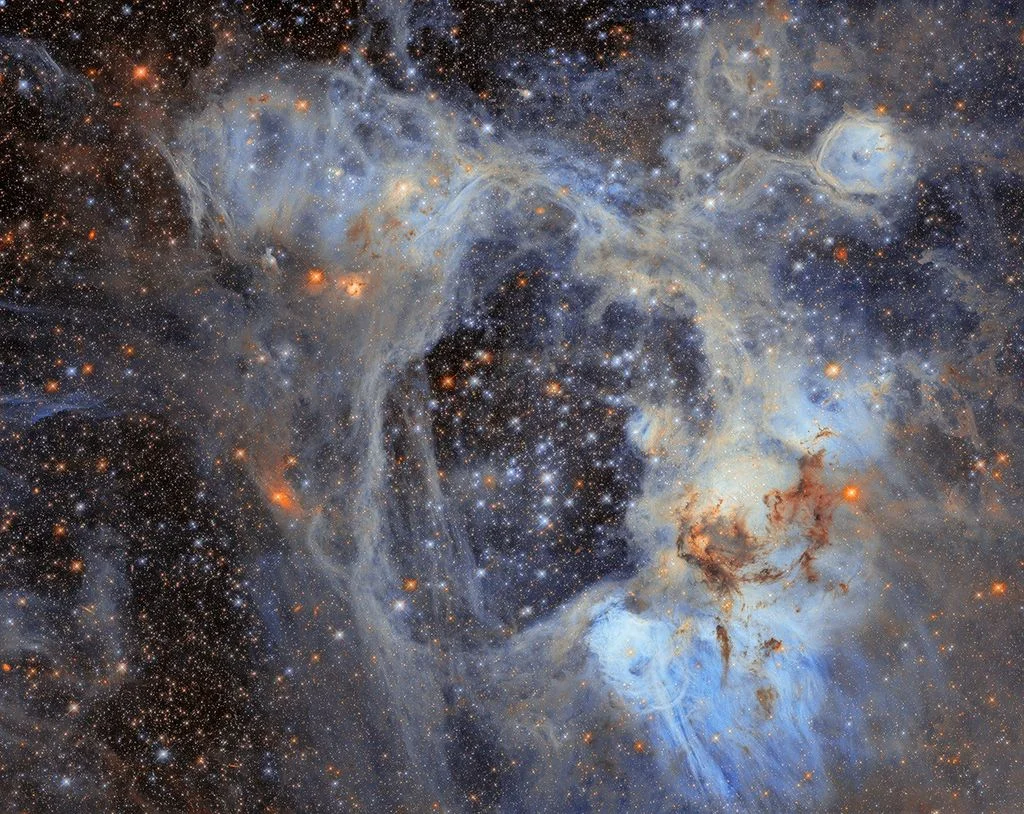 Hubble Spies Superbubble Scene