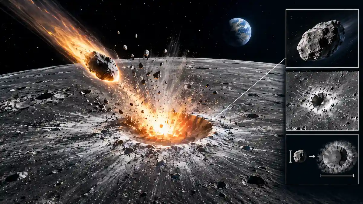 New Crater on the Moon
