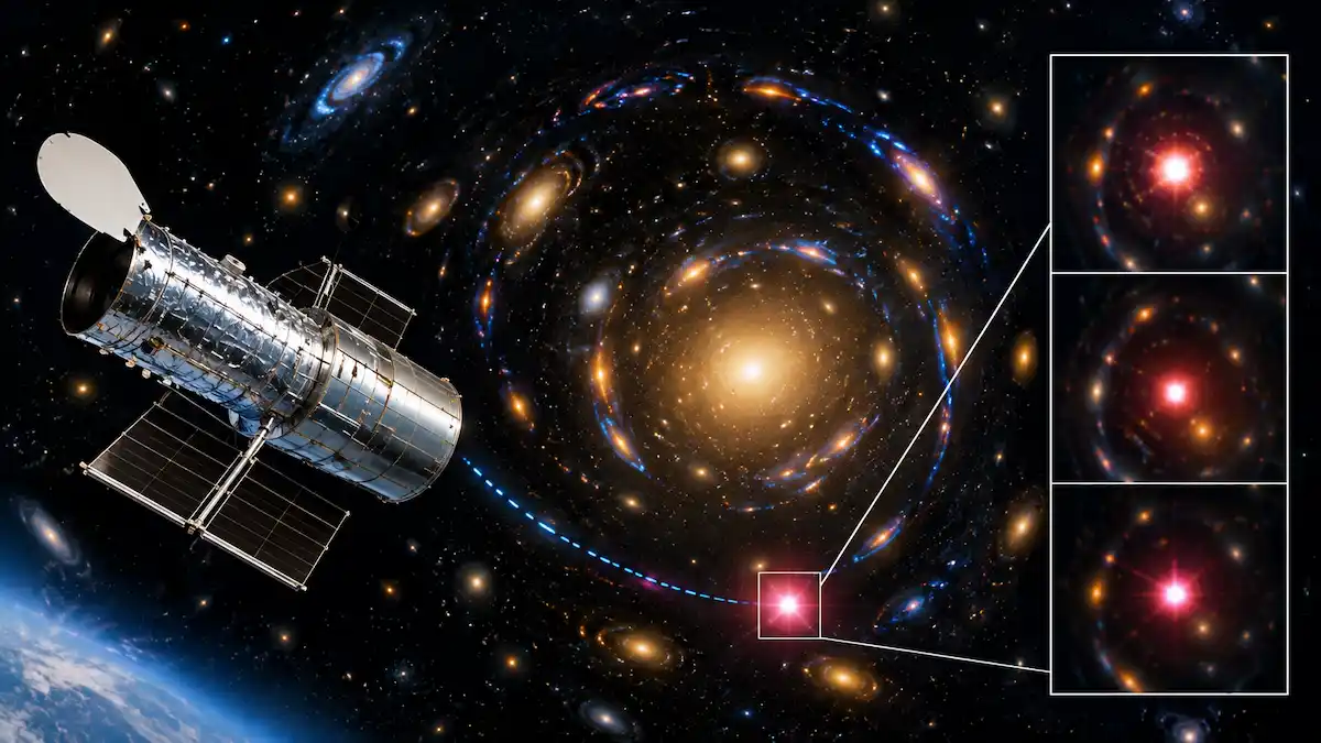 Hubble Seeks Lensed Supernova