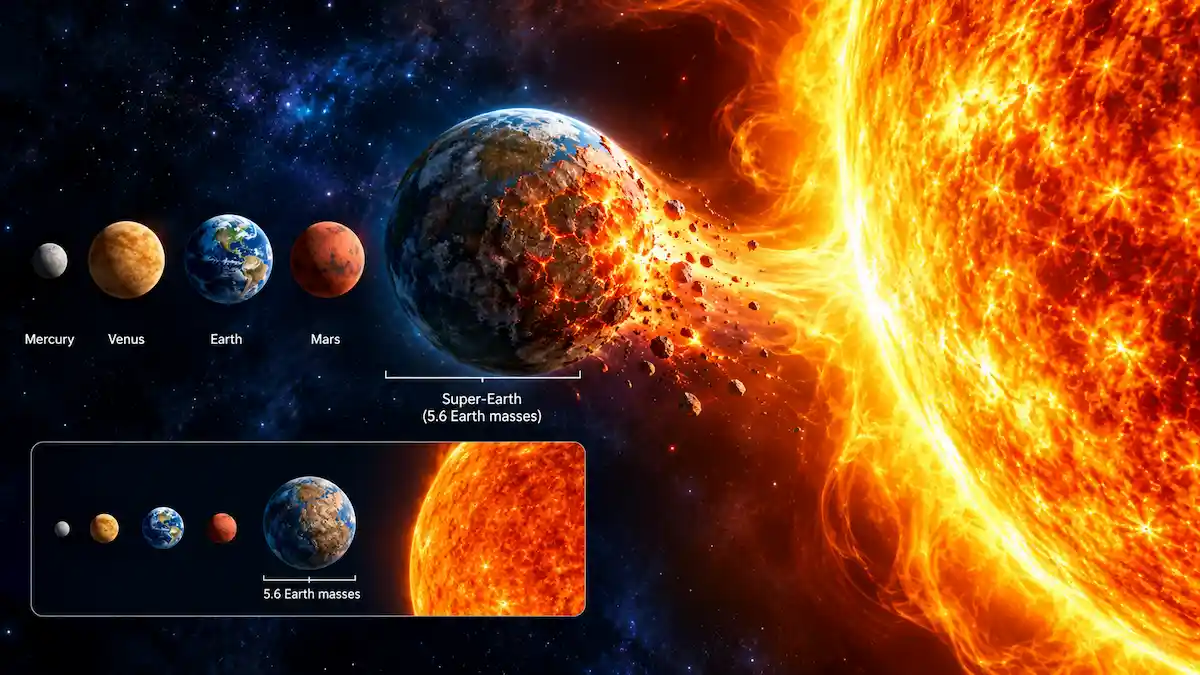 Sun Swallow a Super-Earth